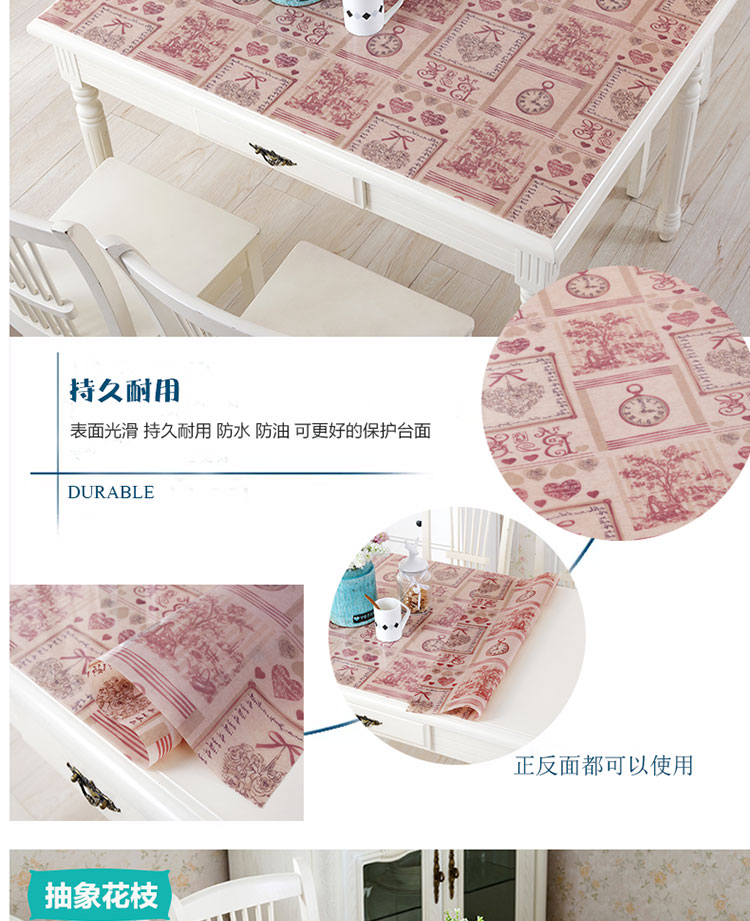 bảng PVC vải nước kính mềm và dầu kháng khăn trải bàn nhựa bảng mat bảng pad dùng một lần pad tinh mờ - Khăn trải bàn khăn trải bàn oval