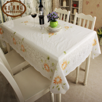 Home sound Madrid tablecloth pvc waterproof and oil-proof tablecloth disposable tablecloth tea mat European printing table mat