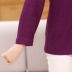 Đặc biệt hàng ngày áo sơ mi nữ trung niên mùa xuân áo sơ mi cardigan cỡ lớn áo sơ mi mẹ trung niên với áo thun dài tay áo thun nữ trung niên Phụ nữ cao cấp