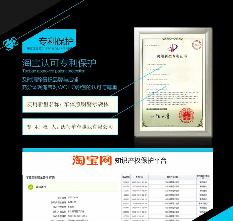 Sacoche pour vélo mixte WOHO - Ref 2232397 Image 18