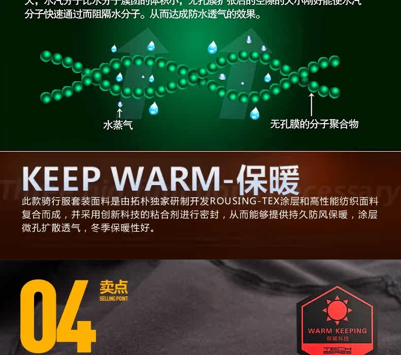 Vêtement cyclisme mixte TOP CYCLING - Ref 2229655 Image 16