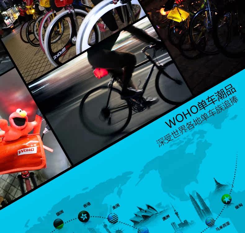 Sacoche pour vélo mixte WOHO - Ref 2232397 Image 30