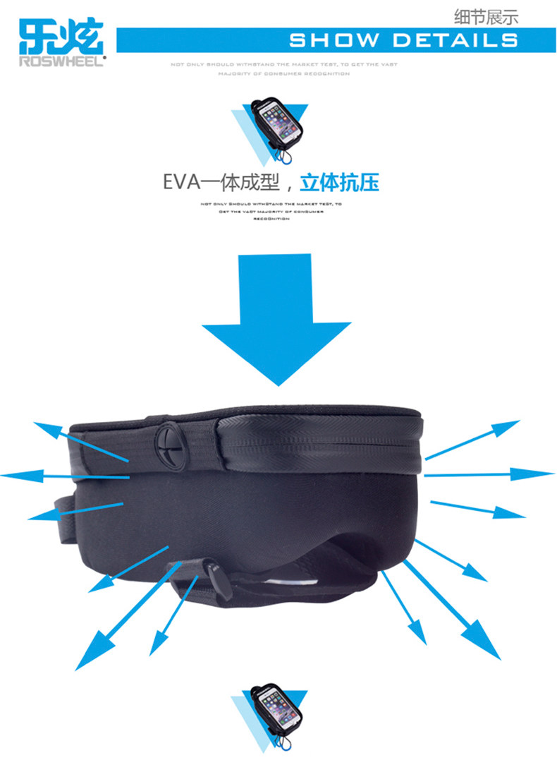 Sacoche pour vélo mixte ROSWHEEL - Ref 2232512 Image 11