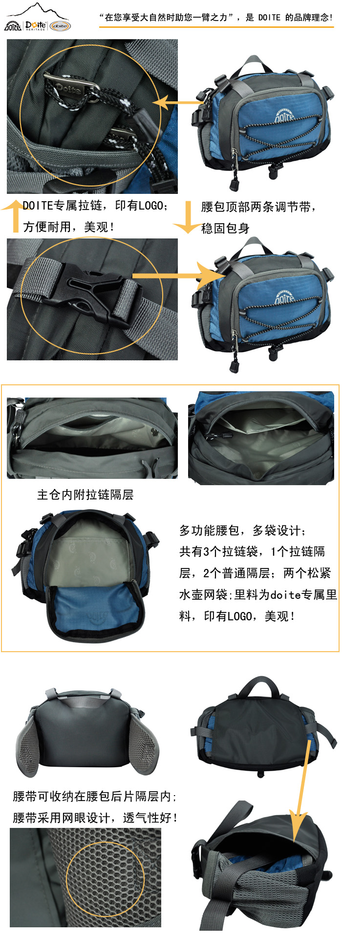 Sacoche pour vélo mixte ROSWHEEL - Ref 2232379 Image 5