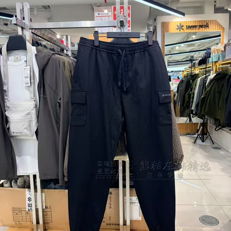 Snowpeak Genuine 26 New Style Tapered Pants Waterproof Jogging Pants Thin Fleece Casual Pants S26Wmtpt34