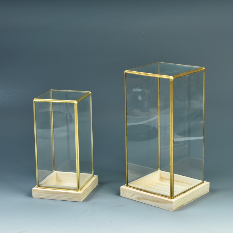 Creative Red Wine Hood Home Accessories Treasure Cage Glass Hood Antique Craft Gift Hem Accessories Buddha Buddha Niche Display Case