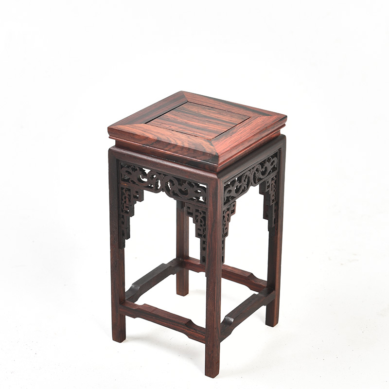 Pianology picking annatto handicraft furnishing articles antique Ming and the qing dynasties tiny home decoration real wood furniture model base