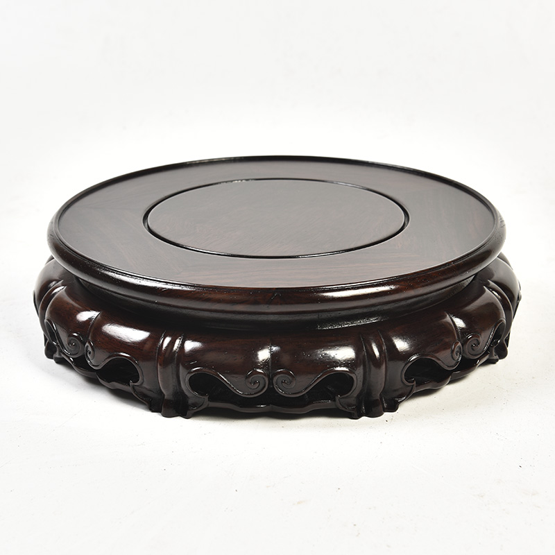 Pianology picking mahogany, ebony wood base base tank base as best vase flowerpot it base