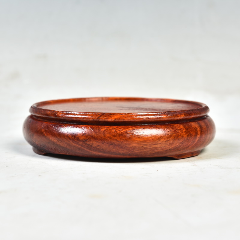 Substitutes rosewood mahogany base element circular base vase base it base cup tea base pad