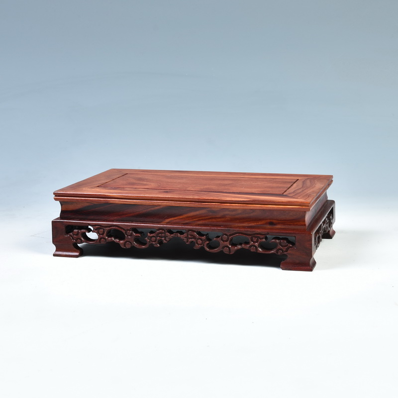 Pianology picking mahogany base rectangle flowers miniascape base solid wood square home decoration pastry base
