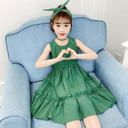 Cô gái ăn mặc mùa hè váy 2020 mới phiên bản Hàn Quốc của váy cô gái mùa hè mùa hè ít cô gái công chúa váy trẻ em lớn của.