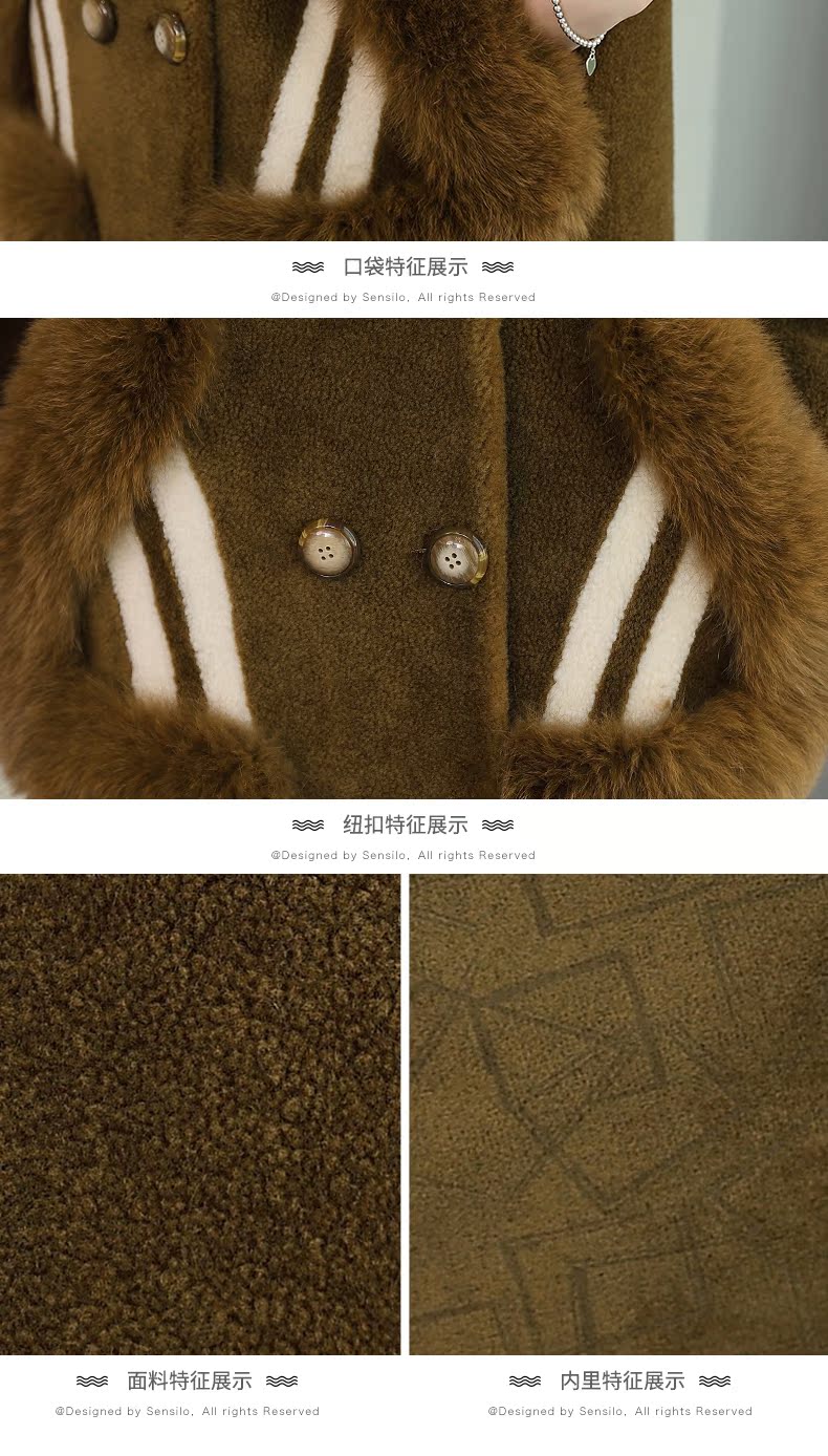 Manteau de fourrure femme AUSFOX     - Ref 3173084 Image 18