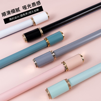 Fashionable and extravagant Roman pole curtain rod single pole bracket double pole fixed seat aluminum alloy thick perforated type