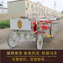New Christmas romantic European electric Cinderella pumpkin carriage Wedding photography Tourism and sightseeing film and television props