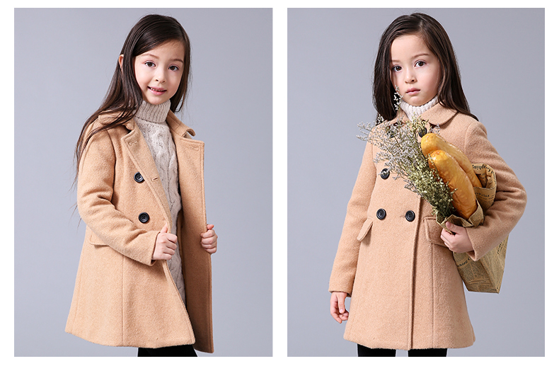 Manteau pour fille en laine - Ref 2162325 Image 21