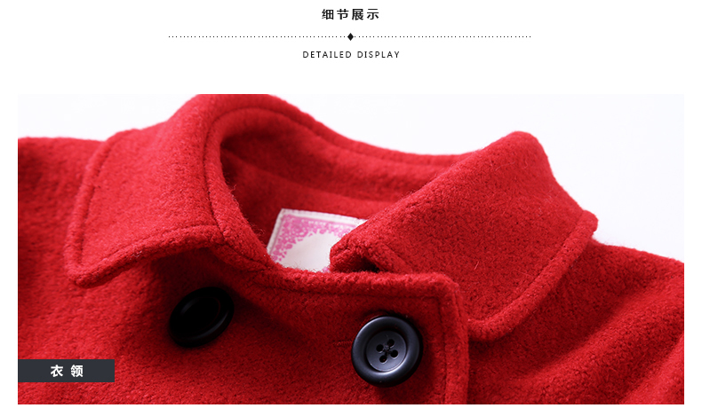 Manteau pour fille en laine - Ref 2162325 Image 27