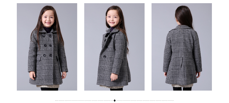 Manteau pour fille en mélange - Ref 2161564 Image 19