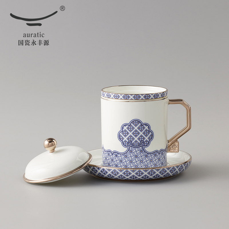 The porcelain Mr Yongfeng source porcelain ceramic cups with cover all dressing 4 cup tea cups