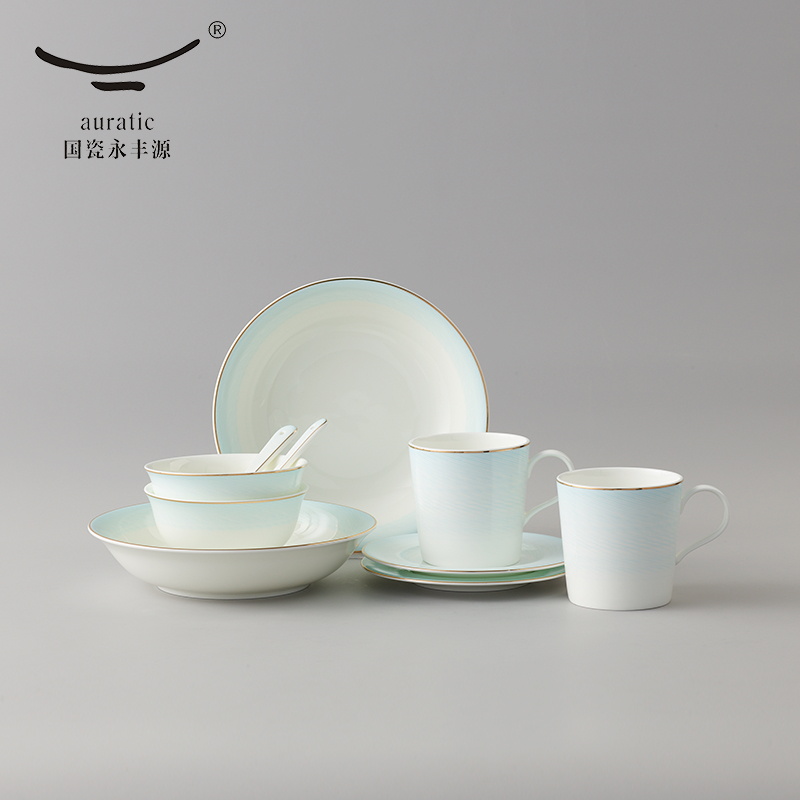 The porcelain yongfeng source youth 10/22 rings The head of Chinese ceramics cutlery set bowl dish household group box