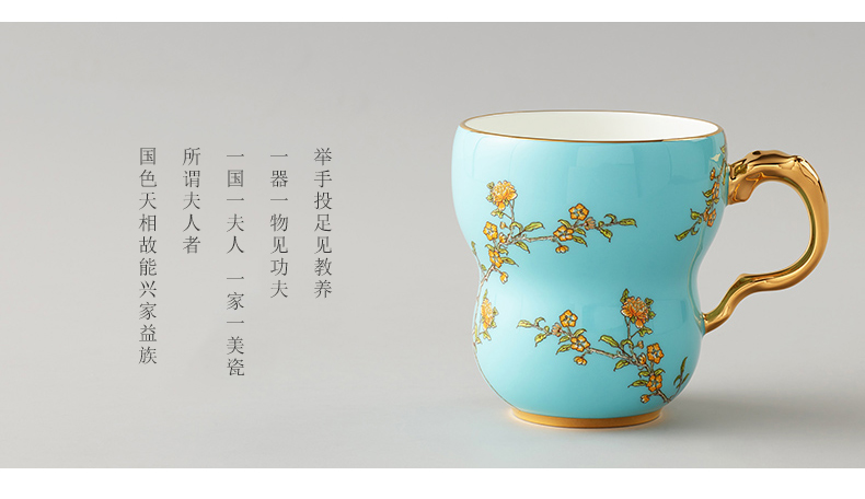 The porcelain Mrs Yongfeng source porcelain mugs of huai cup cup picking creative ceramic cups porcelain cup