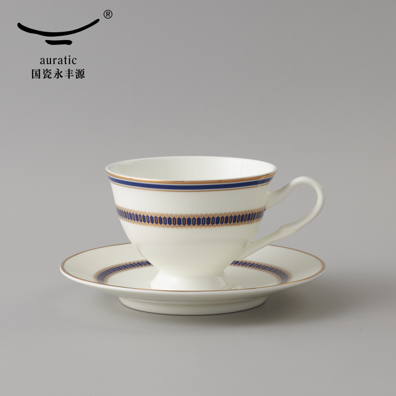 The porcelain yongfeng source yuan DE 2 head of ceramic coffee cups and saucers ceramic cups of black tea scented tea home office