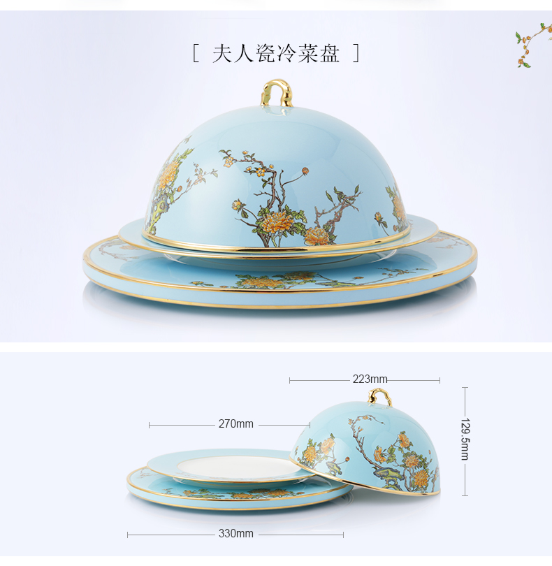 The porcelain Mrs Yongfeng source porcelain 41 single suit to use plates spoon head ceramic tableware of Chinese style household contracted