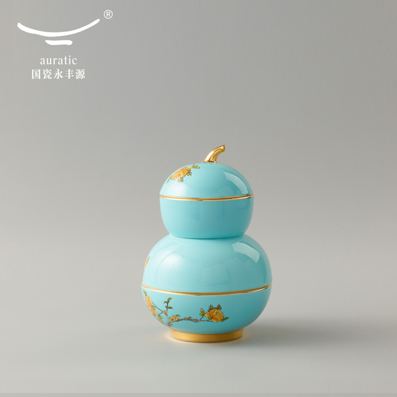 The porcelain Mrs Yongfeng source porcelain four head gourd fruit bowl dessert pastries snacks disc ceramic home 4 times