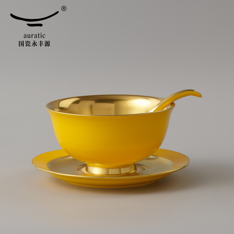The porcelain yongfeng source 6 head ceramic bowl suit wufu iron rice bowl ferro, ShouXi wealth from The last come into a bowl