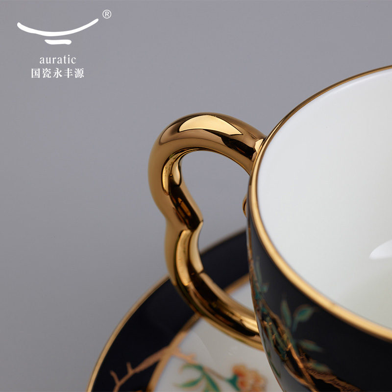 The porcelain Mrs Yongfeng source porcelain pomegranate home 17 coffee cup ceramic cup suit afternoon tea set