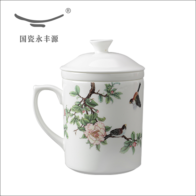 The porcelain yongfeng source spring appropriate qiao series filter every cup of tea with three - piece cup of tea every suit tea cups