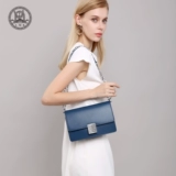 Кожаная модная цепь, сумка на одно плечо, из натуральной кожи