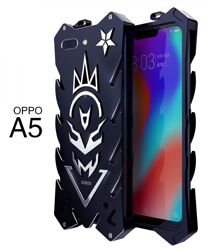 SIMON New THOR II Aviation Aluminum Alloy Shockproof Armor Metal Case Cover for OPPO A5