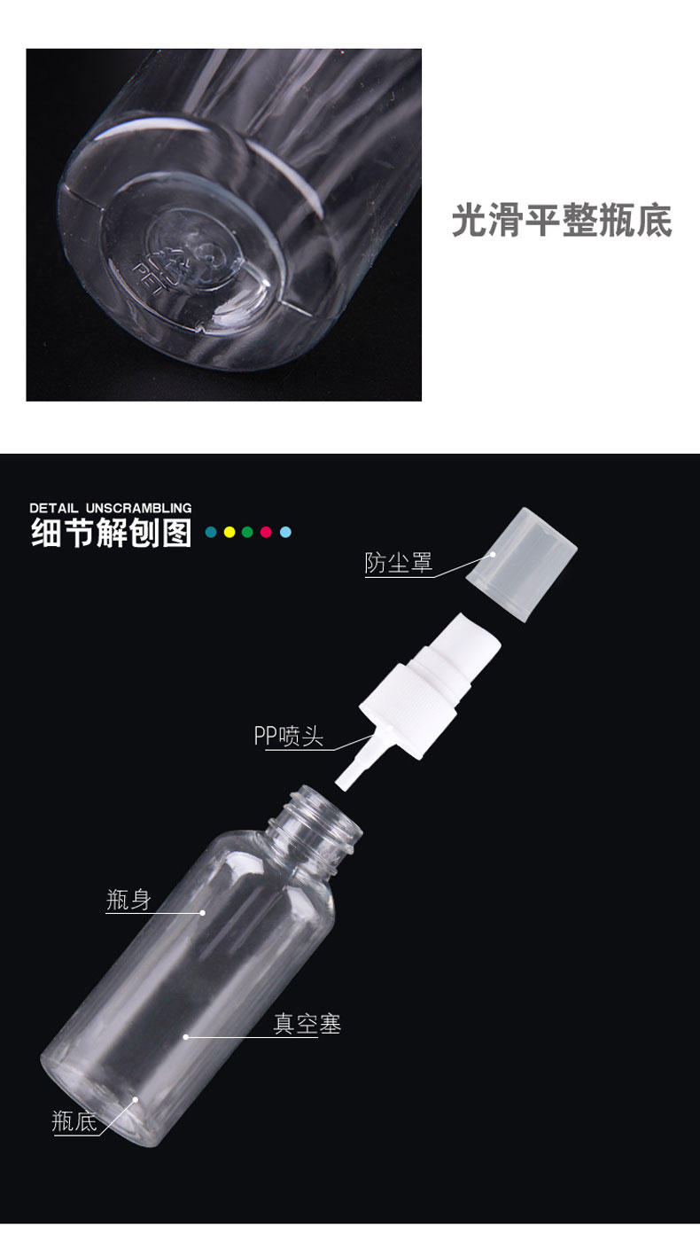 喷雾瓶小号酒精喷壶消毒便携分装瓶 图5