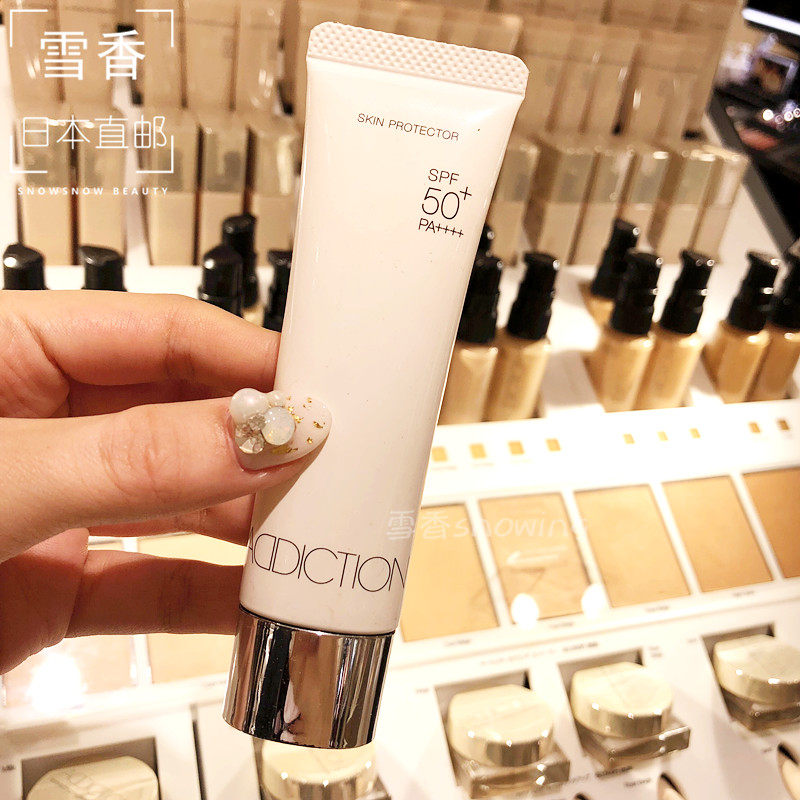 Japan Direct mail ADDICTION colourless transparent sunscreen Isolation cream SPF50 nourishes water 30 30 50g