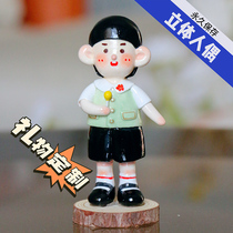 Stone plastic clay doll to figure custom three-dimensional ornaments couple girlfriend family portrait gift Q version cartoon doll