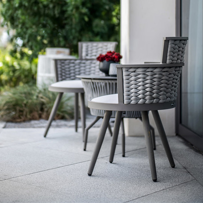 Outdoor Leisure Table and Chair Tea Several Pieces Outdoor Balcony Garden Villa Open Waterproof Sun