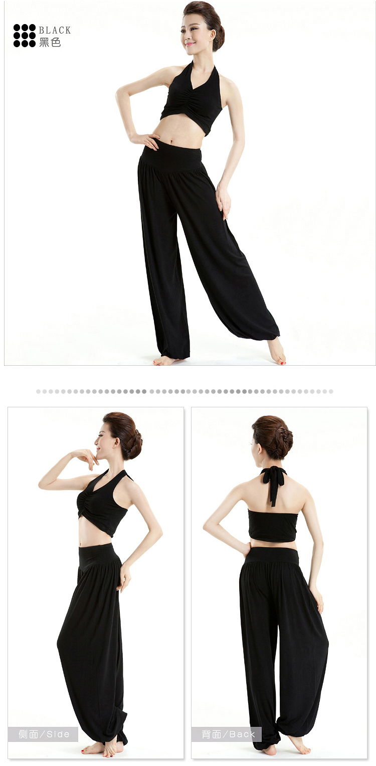 Modal Lantern Quần Thực Hành Quần Quần Chân Rộng Thể Dục Thể Thao Quần Yoga Quần Khiêu Vũ Quần Yoga Lỏng Phụ Nữ mua thảm tập yoga