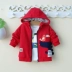 2019 bé trai một hoặc ba tuổi áo bé trai mùa thu 0-1-3 tuổi bé nam áo hoodie phiên bản Hàn Quốc của mùa xuân thủy triều và mùa thu nước ngoài 2 - Áo khoác