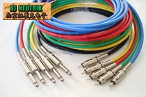 L-2T2S signal line microphone big two core to Lotus line power amplifier subwoofer audio line 6 35 turn RCA