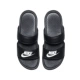 Nike Ninja đen và trắng 鸳鸯 chữ cái móc lớn dép quai hậu đôi dép thể thao 819717-010