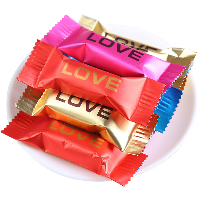 Jingte love chocolate 500g about 80 sandwich milk wedding celebration candy bulk snacks wholesale