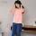 2021 Bộ đồ ngủ mới Phụ nữ mùa hè Cotton mỏng tay ngắn Seven Quần Casual Net Red Explosion Home Service Suit