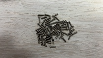 Screws M2×8 5-bright nickel plated Japan imported camera screws
