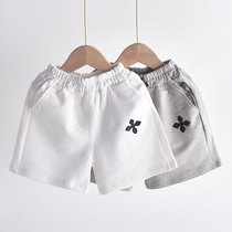 Soft 100 hitch pants boy shorts 2022 Summer new children 50% Pants Slim baby Sport Pants
