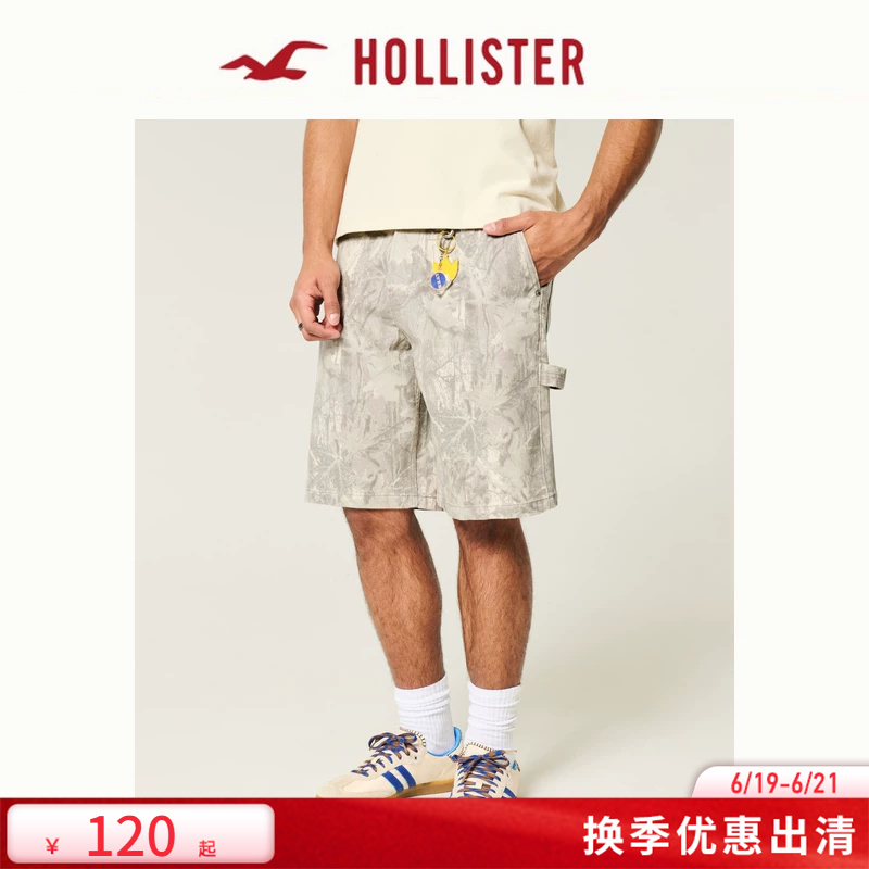 Hollister25 Autumn Baggy Style Street Camouflage Five-Point Cargo Shorts Men's Clothing 328-5185