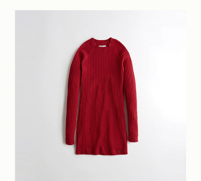 Hollister2018 mùa đông đầm mới dệt kim nữ 230627-2 váy nữ đẹp