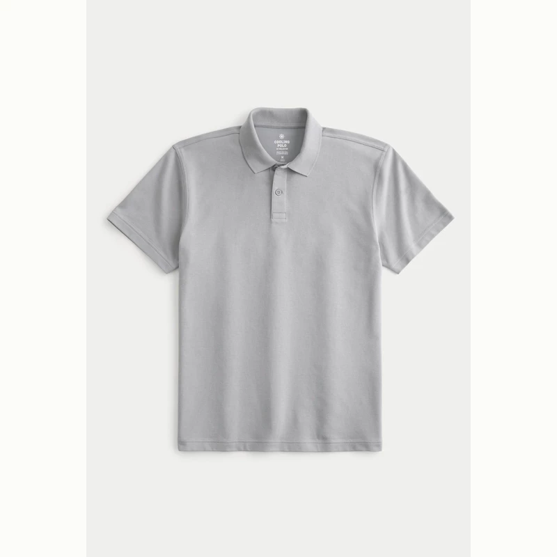 Hollister летний дышащий поло, оверсайз