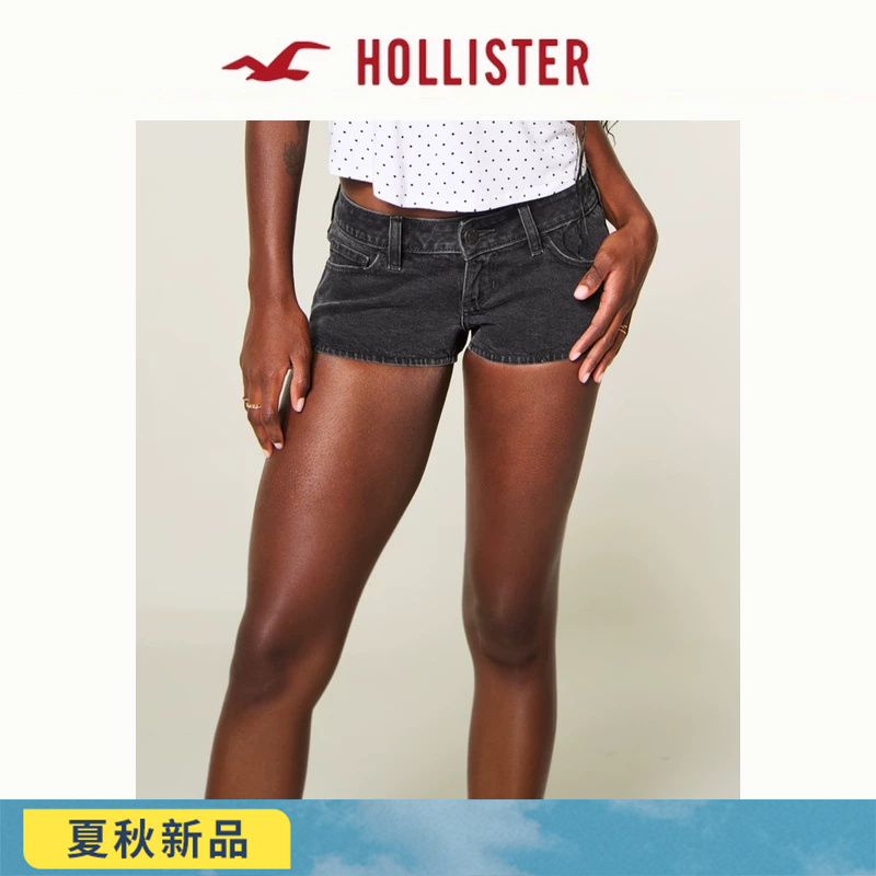 Hollister American Y2K Retro Washed Low-Waist Denim Shorts 26 New Summer and Autumn Women's Clothing 349-6528 Hollister American Y2K Retro Washed Low-Waist Denim Shorts 26 New Summer and Autumn Women's Clothing 349-6528