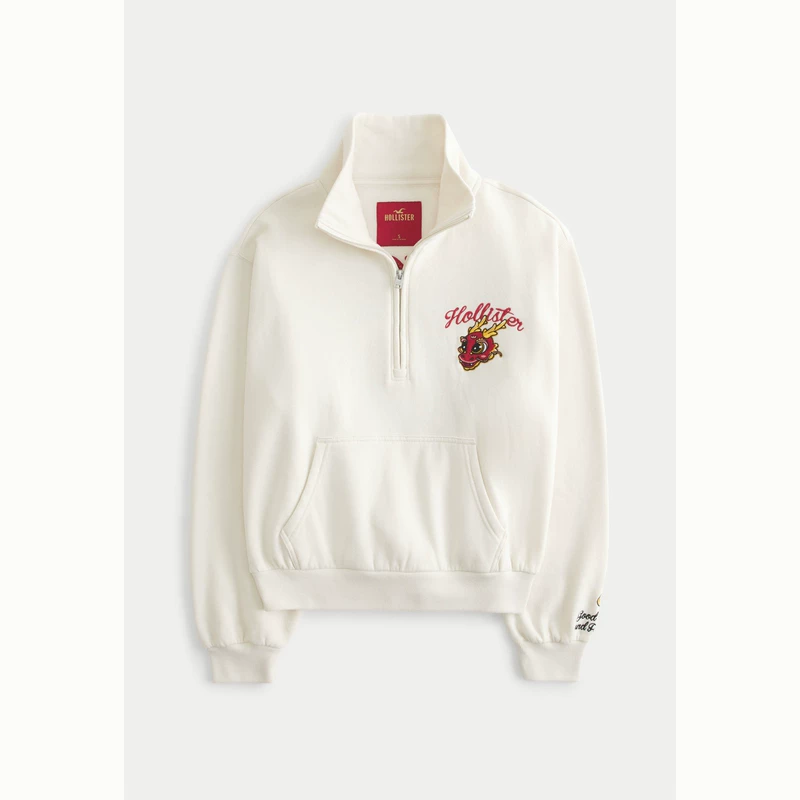[Серия года Дракона] флисовая толстовка Hollister