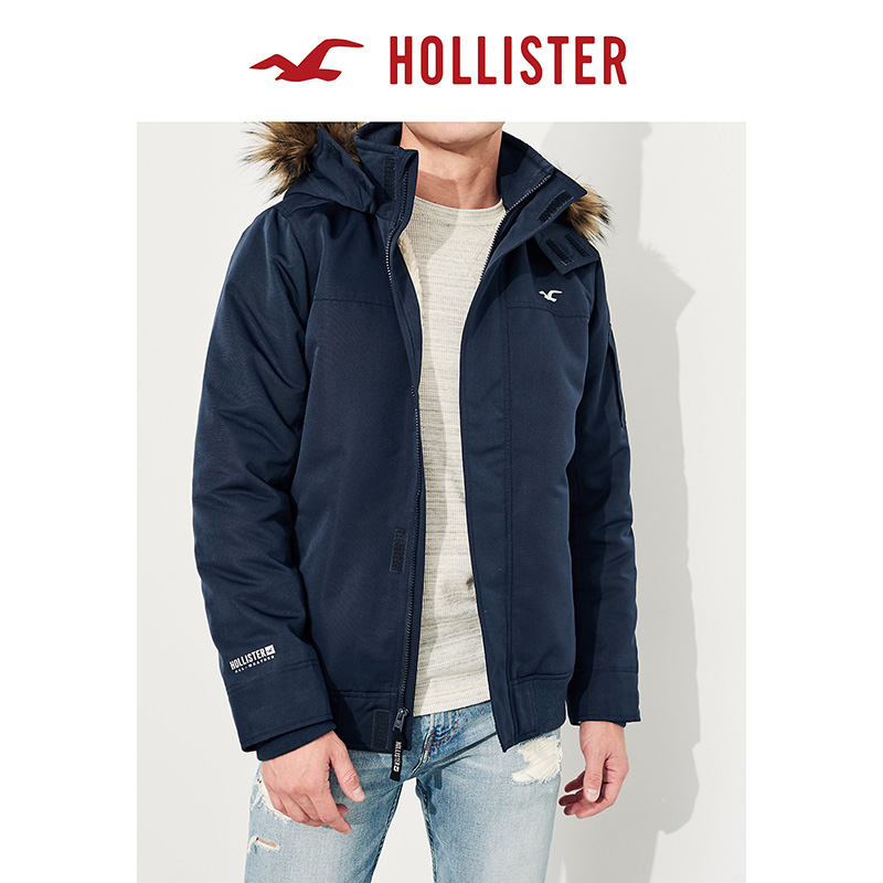 hollister all weather jacket mens
